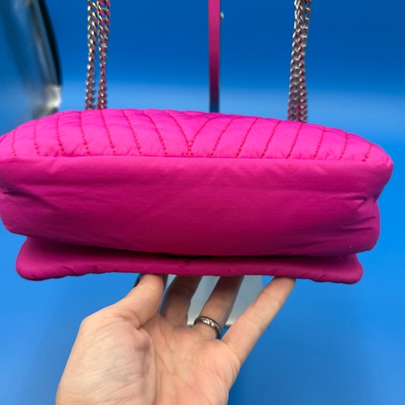 Stella McCartney Fuchsia Quilted Star Crossbody/Shoulder Bag - Picture 10 of 16